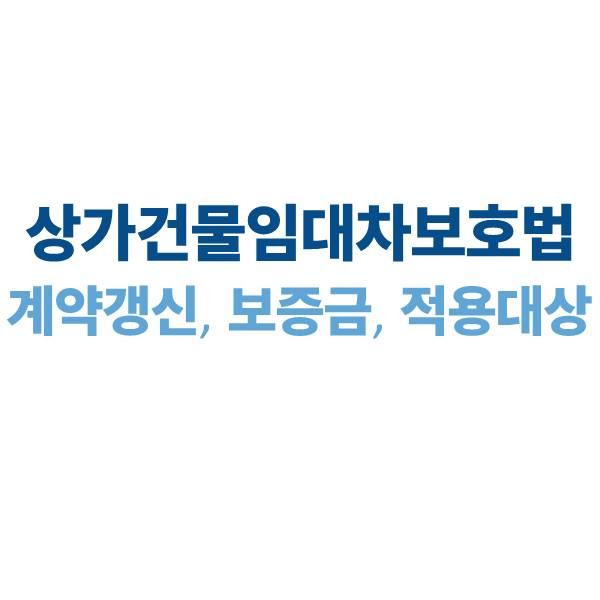 상가건물임대차보호법 2025년 기준｜계약갱신·보증금·적용대상 총정리